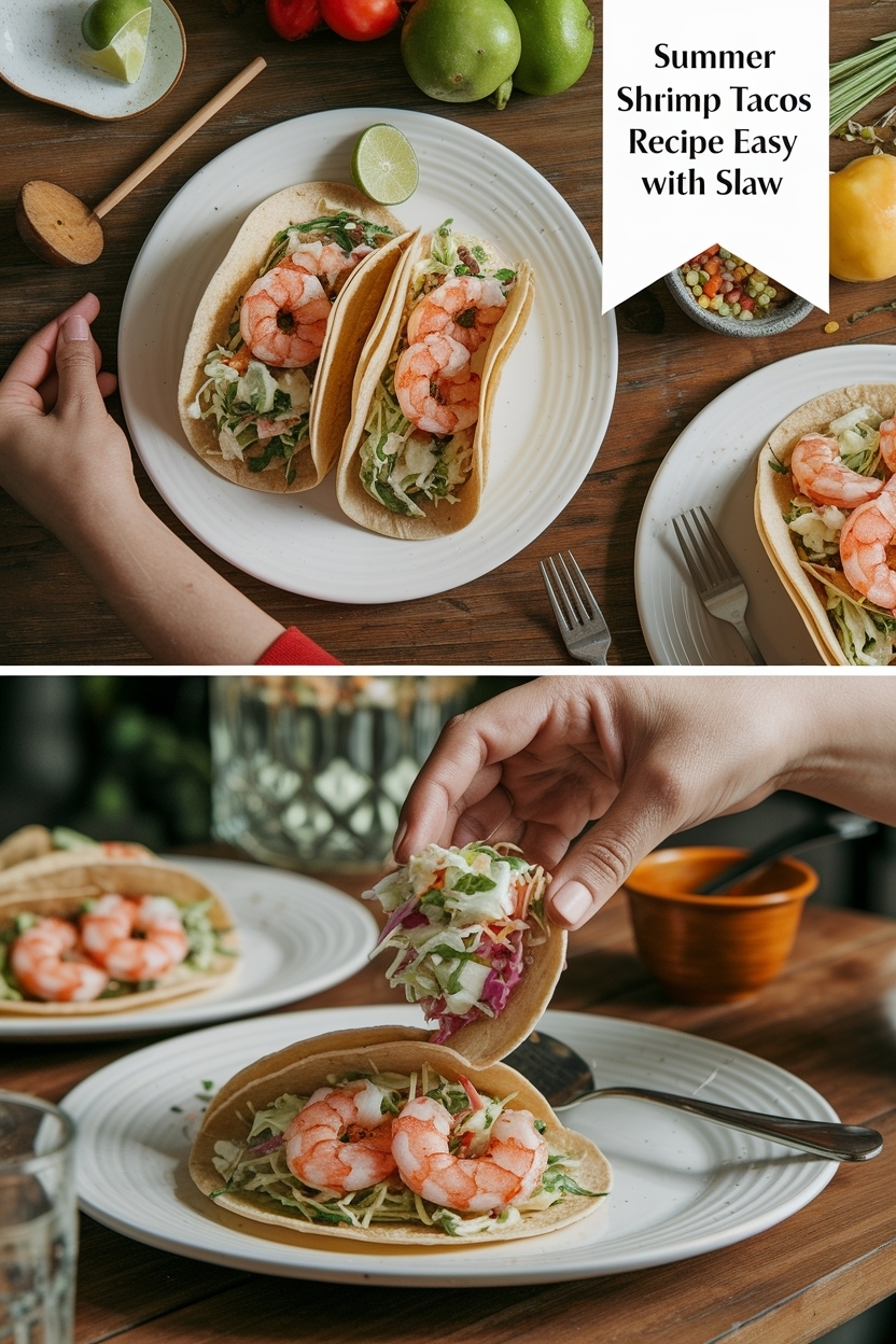 shrimp tacos recipe easy with slaw