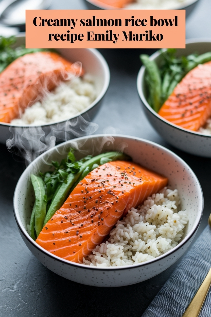 salmon rice bowl recipe emily mariko