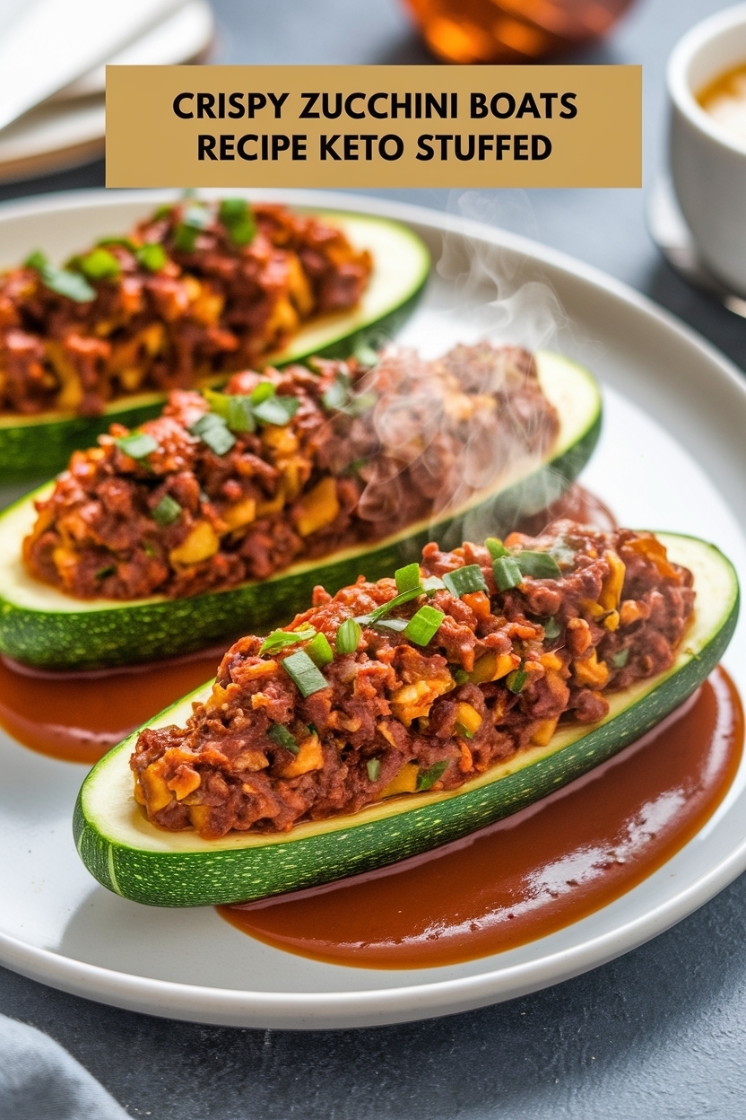 zucchini boats recipe keto stuffed