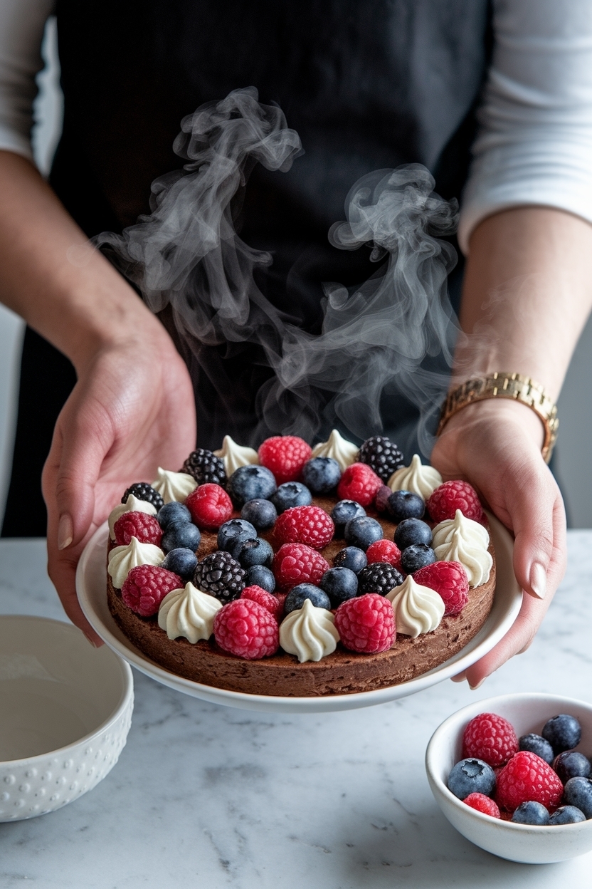 valentine dessert charcuterie board berries chocolate