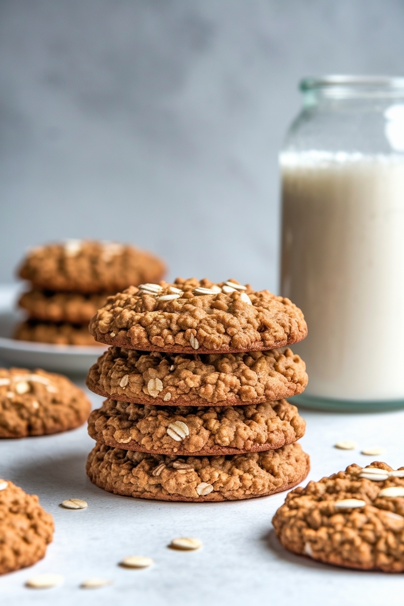 rhubarb oatmeal cookies - Extra Photo