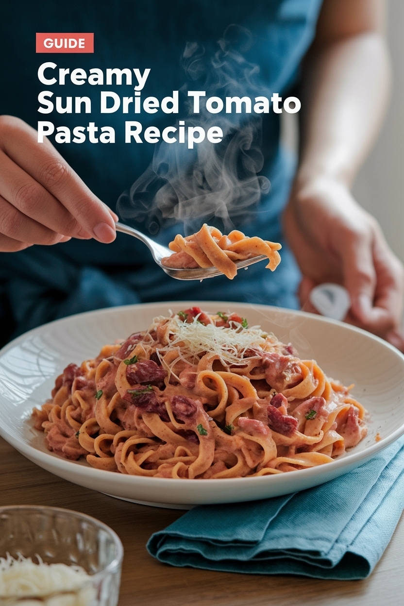 creamy sun dried tomato pasta recipe