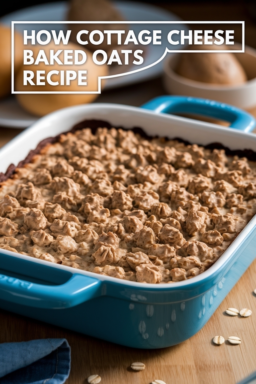 cottage cheese baked oats recipe