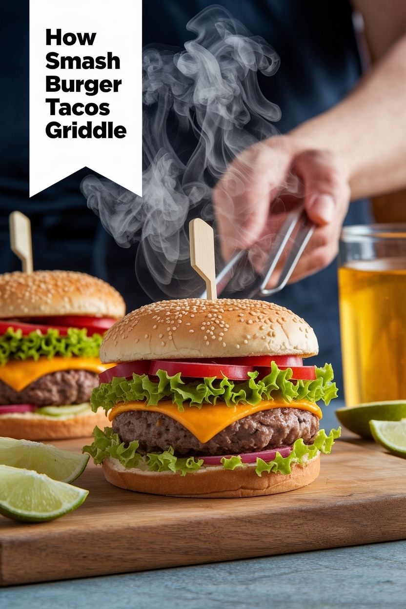 smash burger tacos griddle