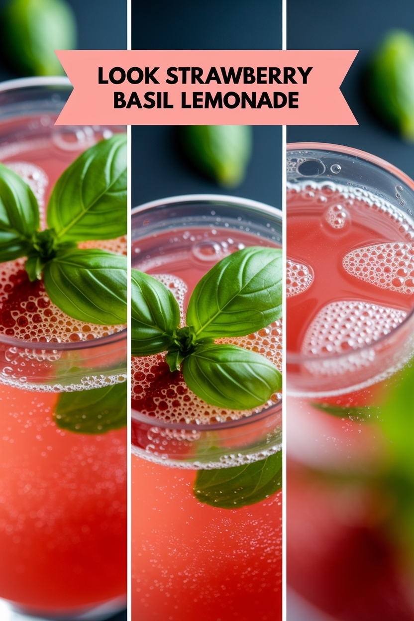strawberry basil lemonade