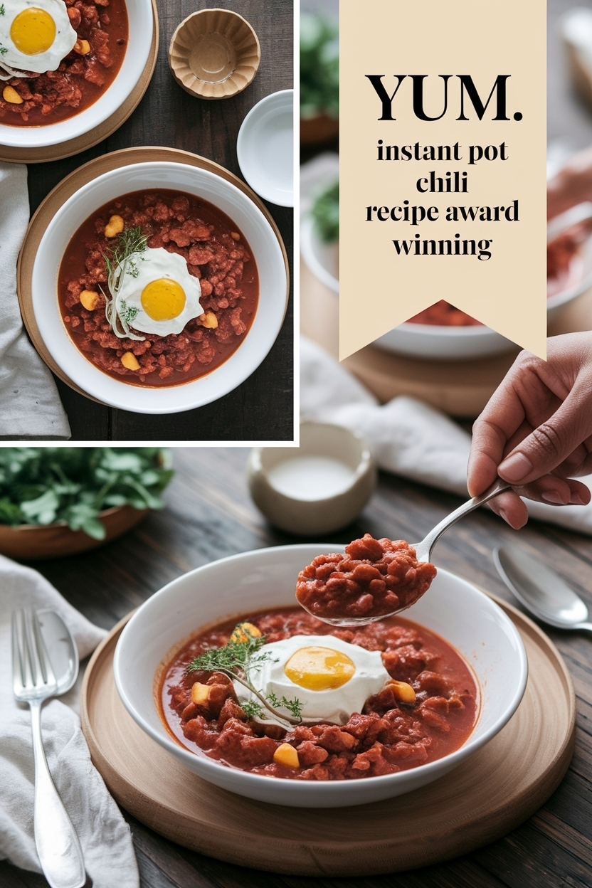instant pot chili recipe award winning