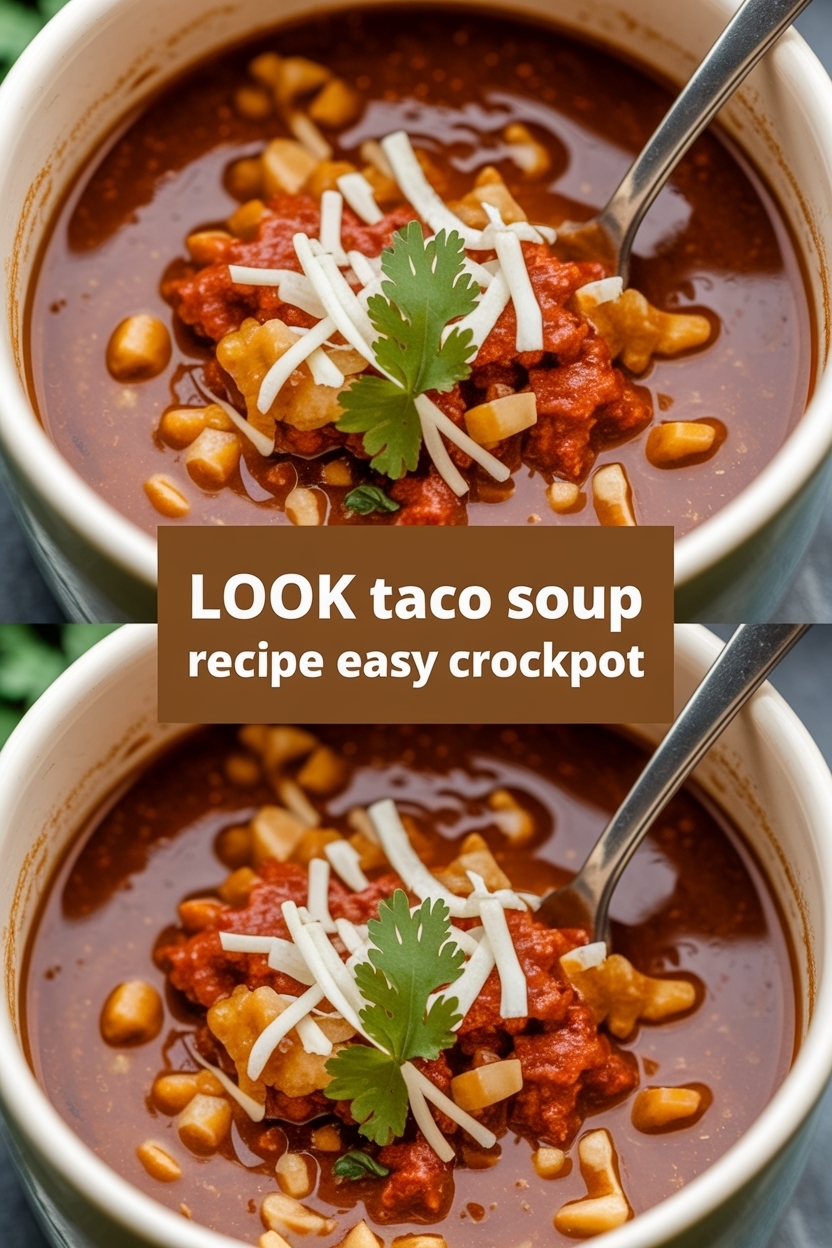 taco soup recipe easy crockpot