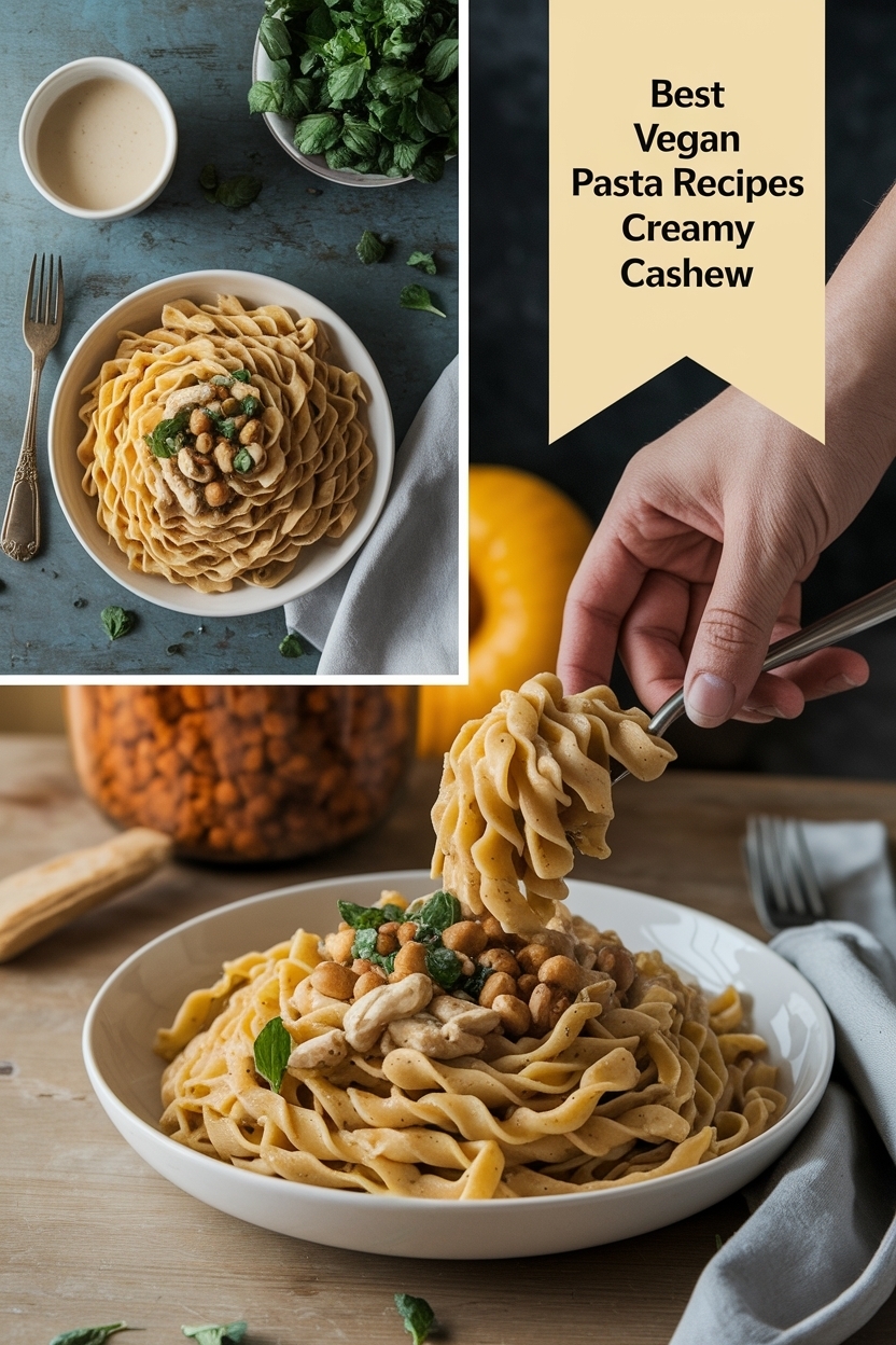 vegan pasta recipes creamy cashew