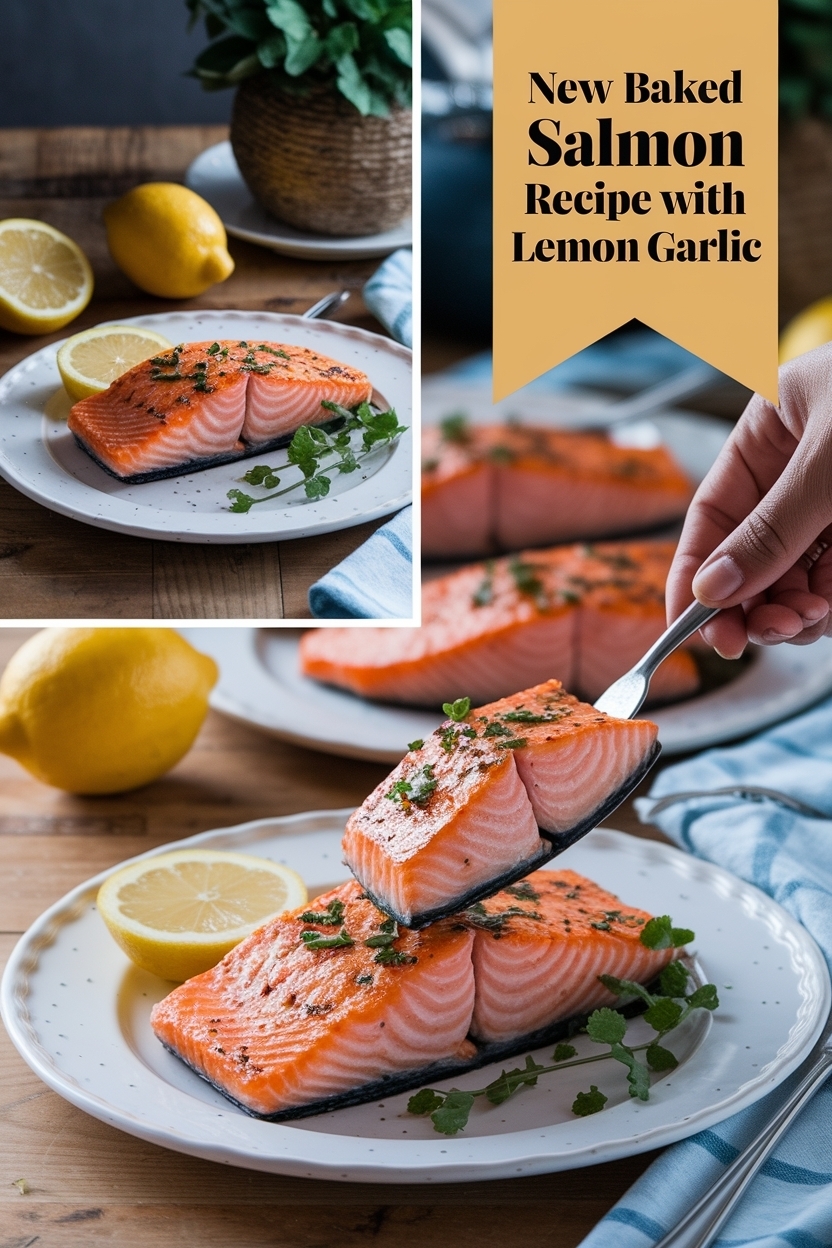 baked salmon recipe with lemon garlic