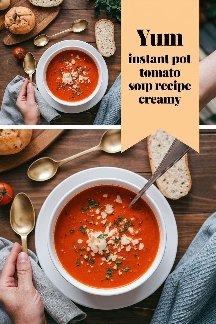 instant pot tomato soup recipe creamy