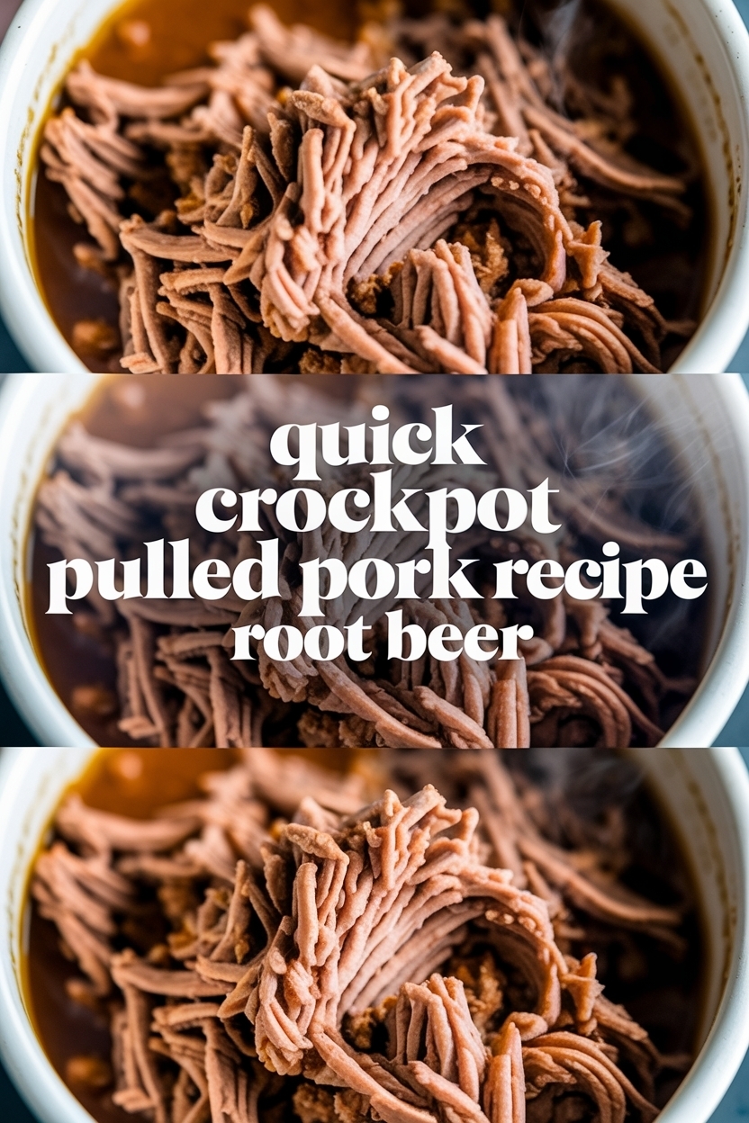 crockpot pulled pork recipe root beer