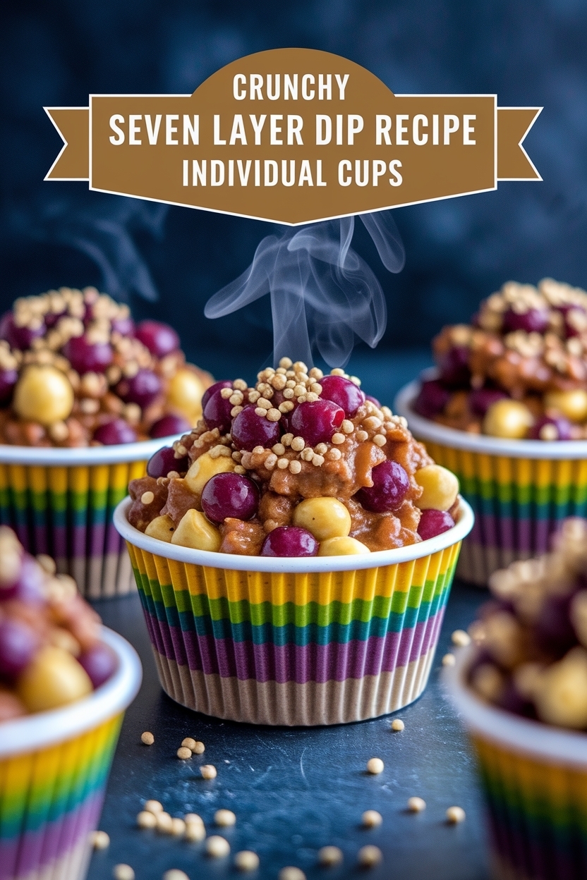 seven layer dip recipe individual cups
