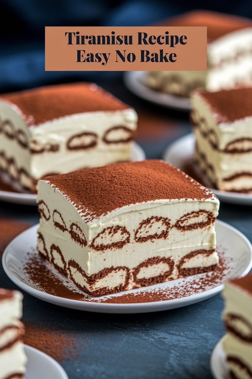 tiramisu recipe easy no bake