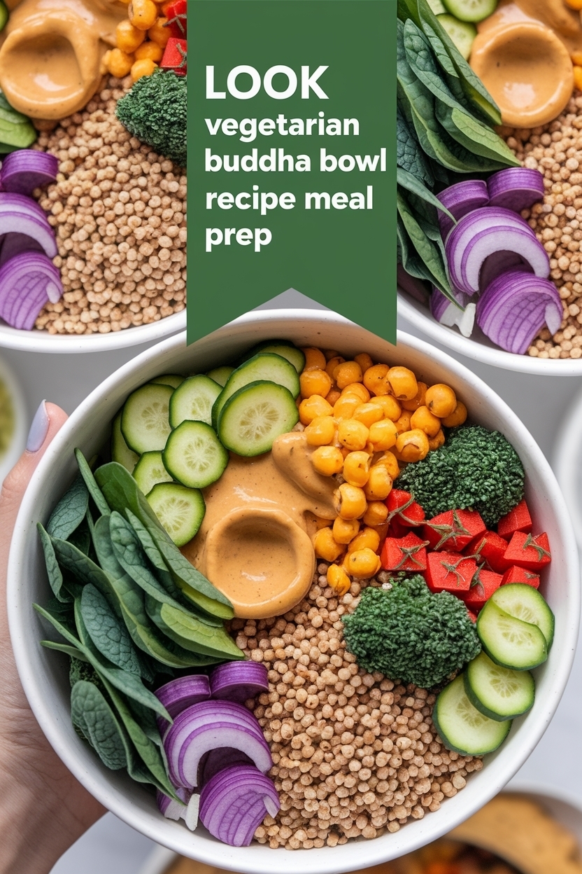 vegetarian buddha bowl recipe meal prep
