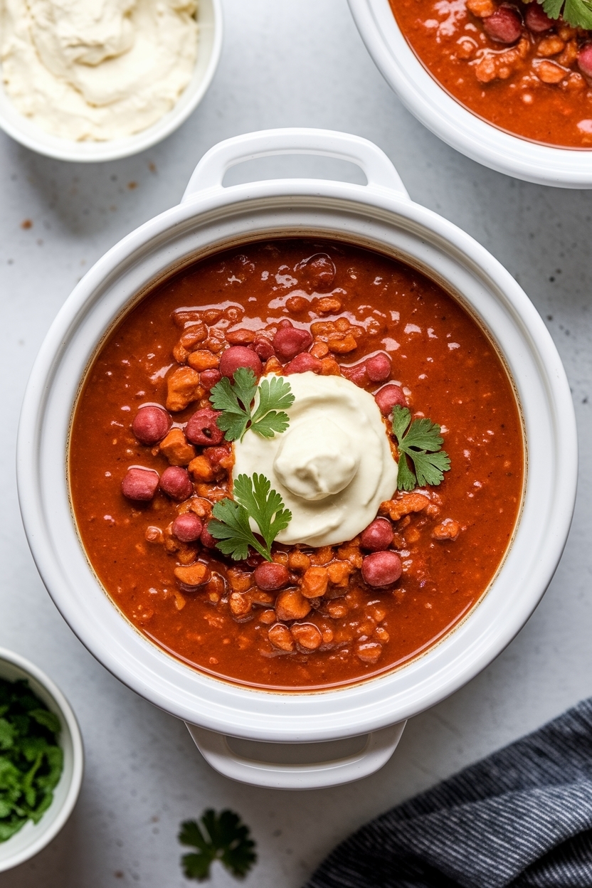 vegetarian chili recipe slow cooker