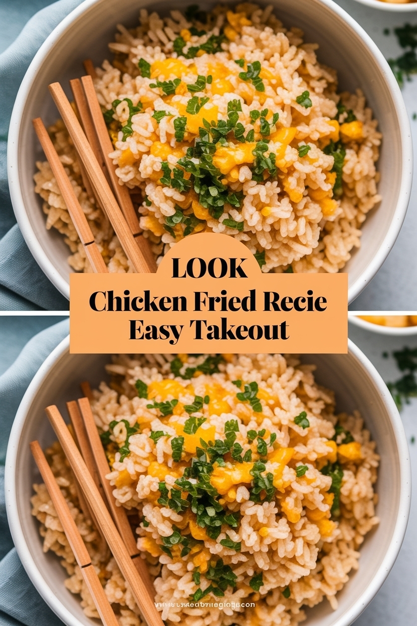 chicken fried rice recipe easy takeout