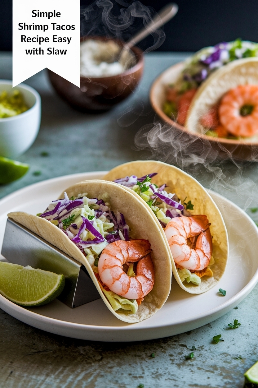 shrimp tacos recipe easy with slaw