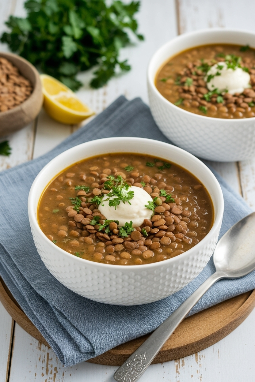 lentil soup recipe healthy vegan