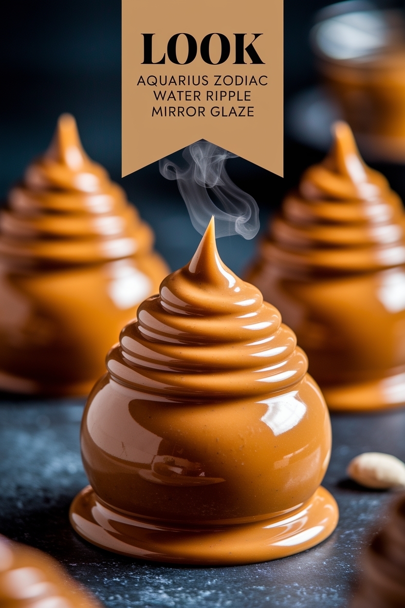 aquarius zodiac water ripple mirror glaze