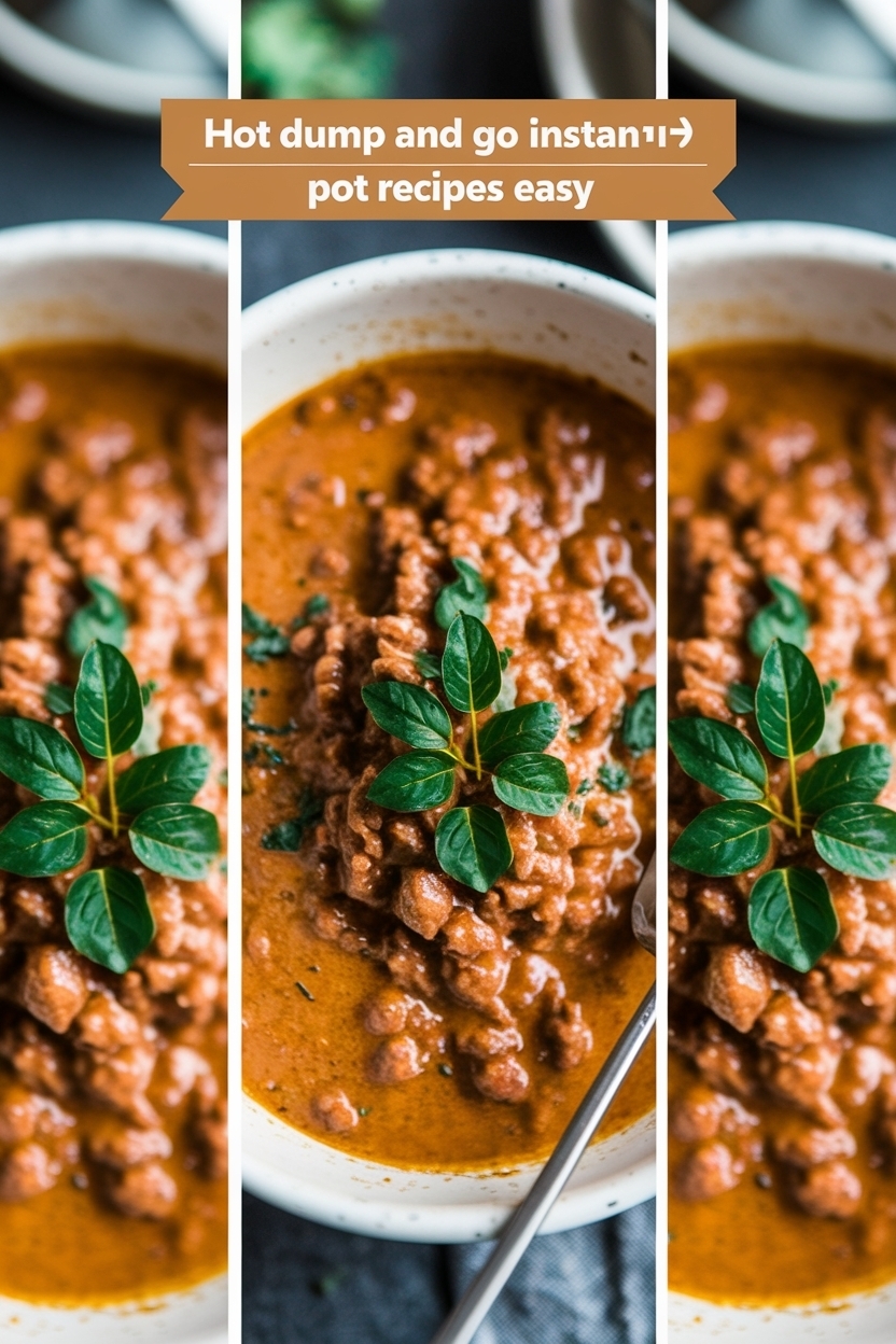 dump and go instant pot recipes easy