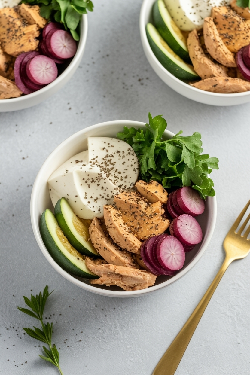 greek chicken meal prep bowls recipe