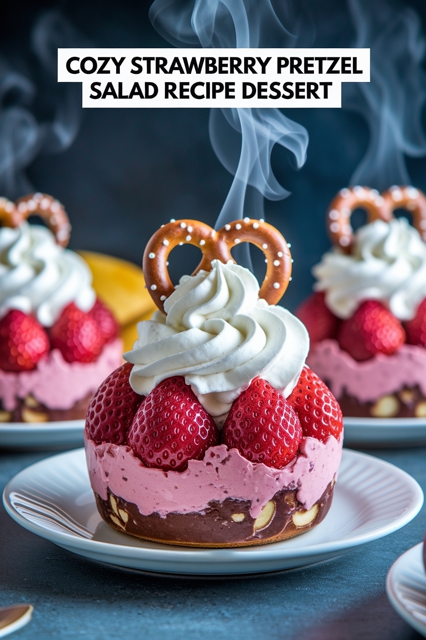 strawberry pretzel salad recipe dessert