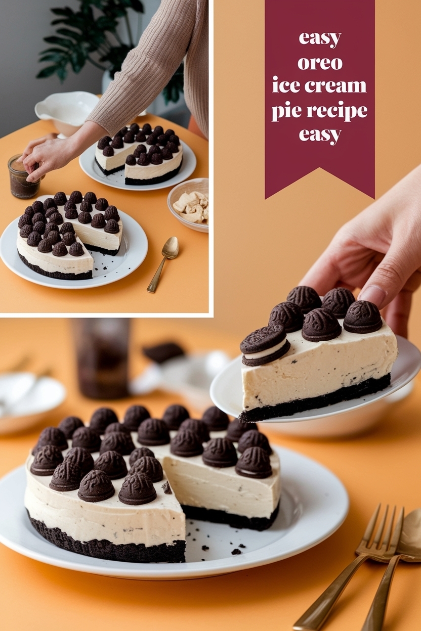 oreo ice cream pie recipe easy