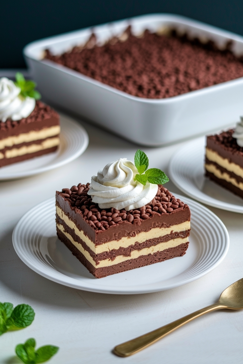 chocolate lasagna recipe no bake dessert