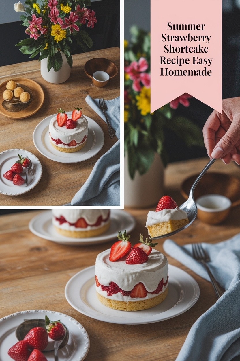strawberry shortcake recipe easy homemade