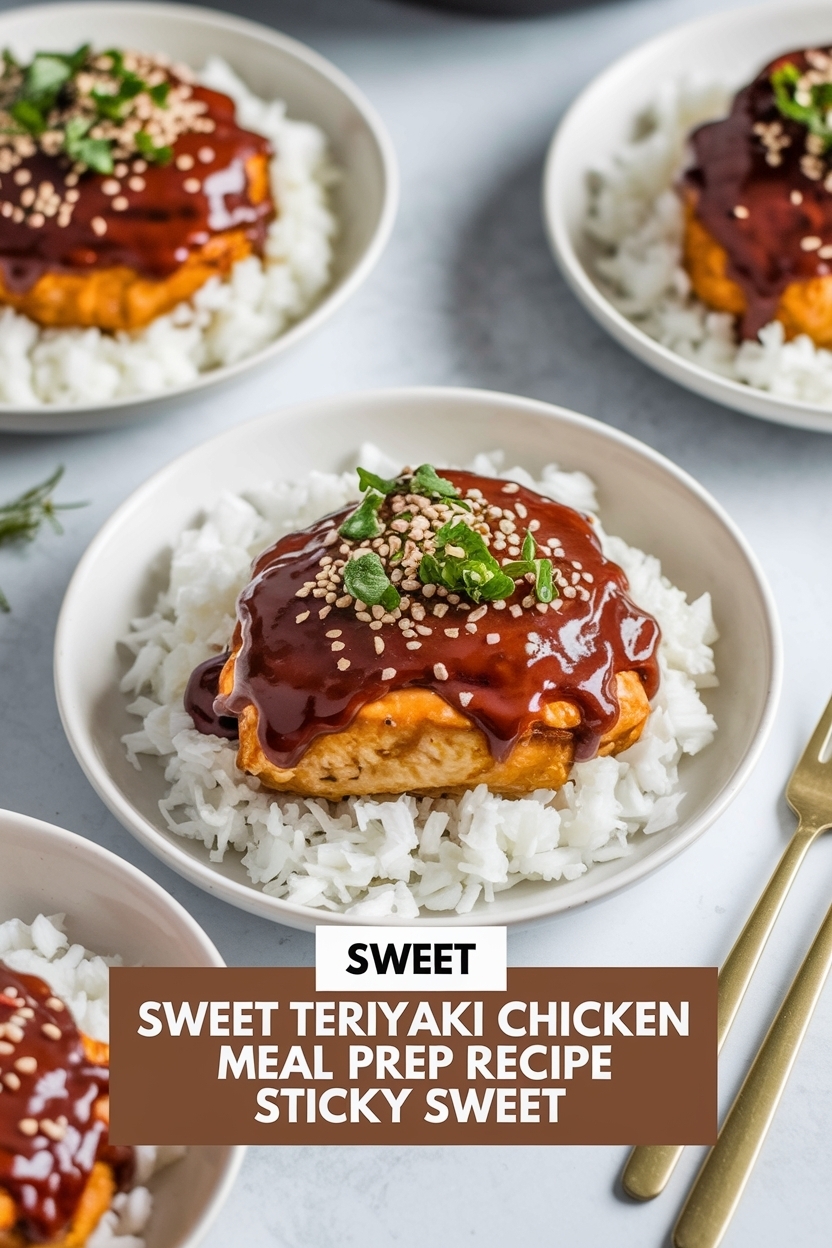 teriyaki chicken meal prep recipe sticky sweet