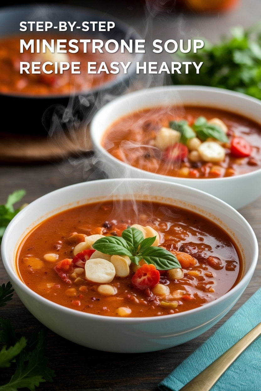 minestrone soup recipe easy hearty