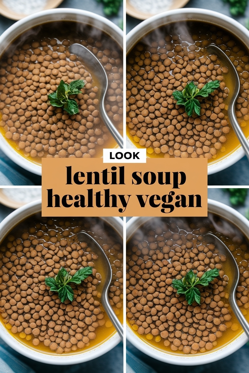 lentil soup recipe healthy vegan