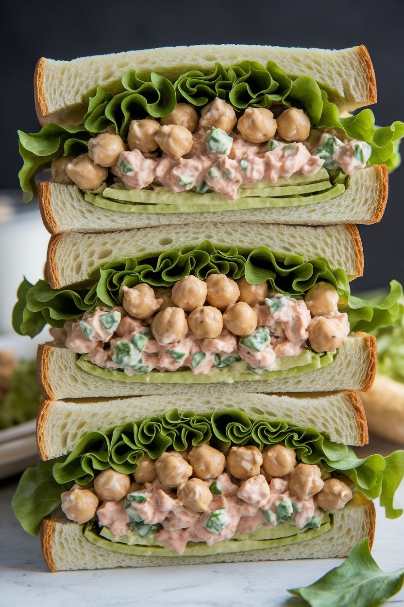 chickpea salad sandwich recipe vegan