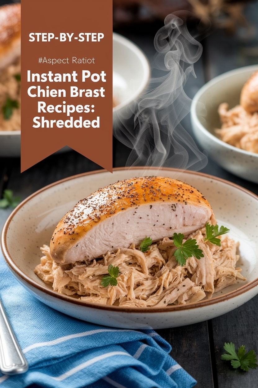 instant pot chicken breast recipes shredded