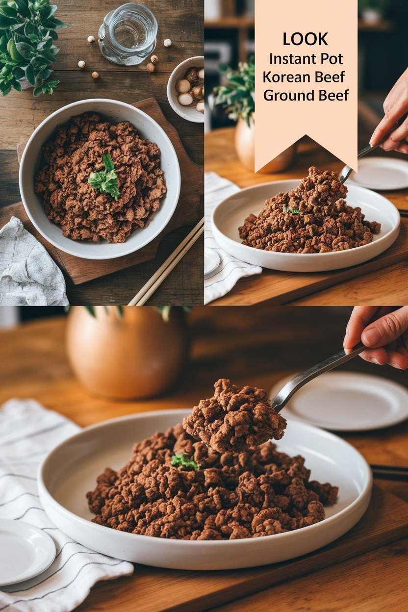 instant pot korean beef recipe ground beef