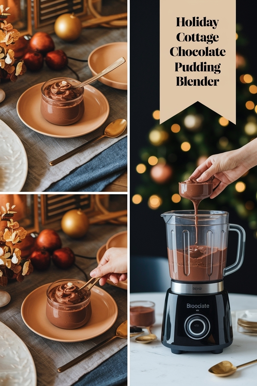 cottage cheese chocolate pudding blender