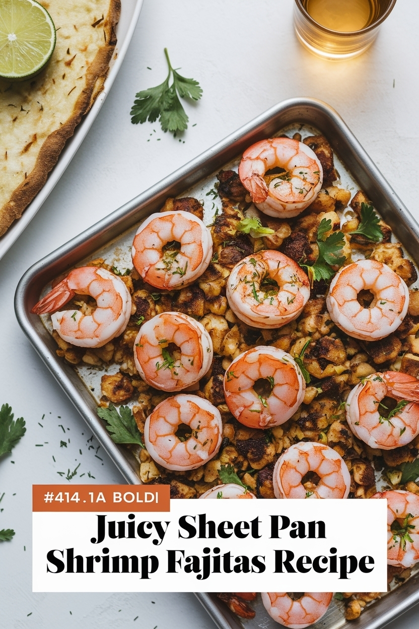 sheet pan shrimp fajitas recipe