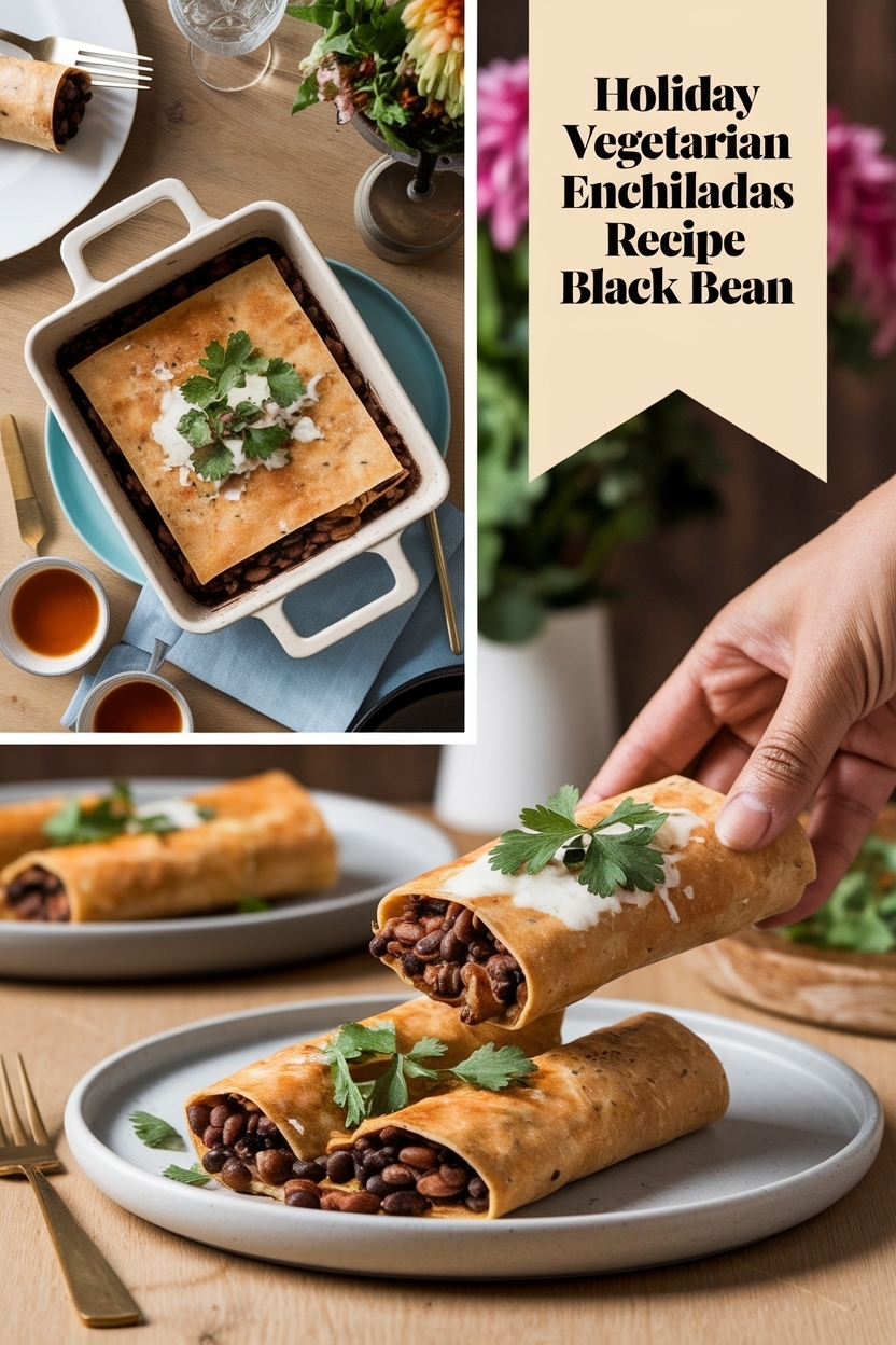 vegetarian enchiladas recipe black bean