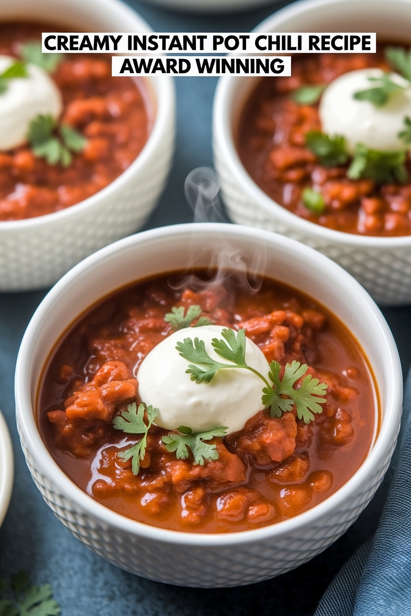 instant pot chili recipe award winning