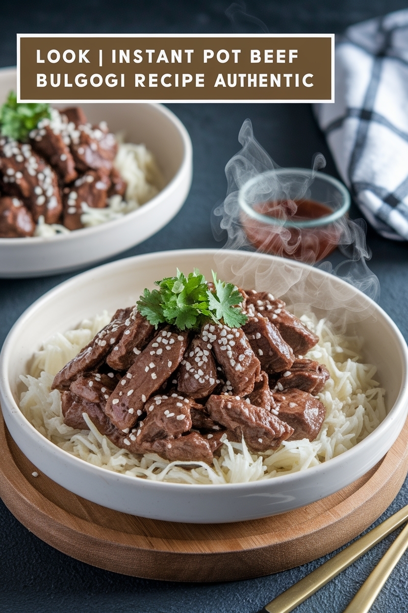 instant pot beef bulgogi recipe authentic