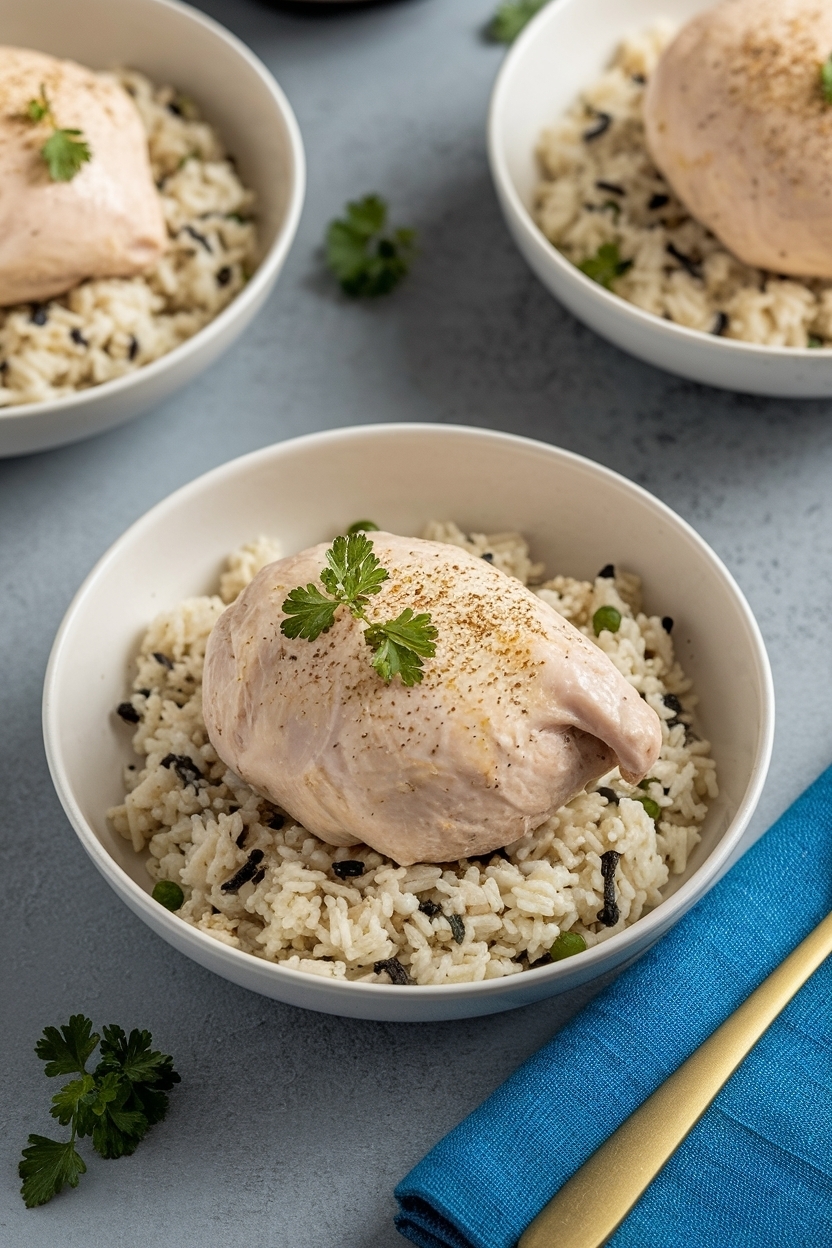 instant pot chicken and rice recipe easy