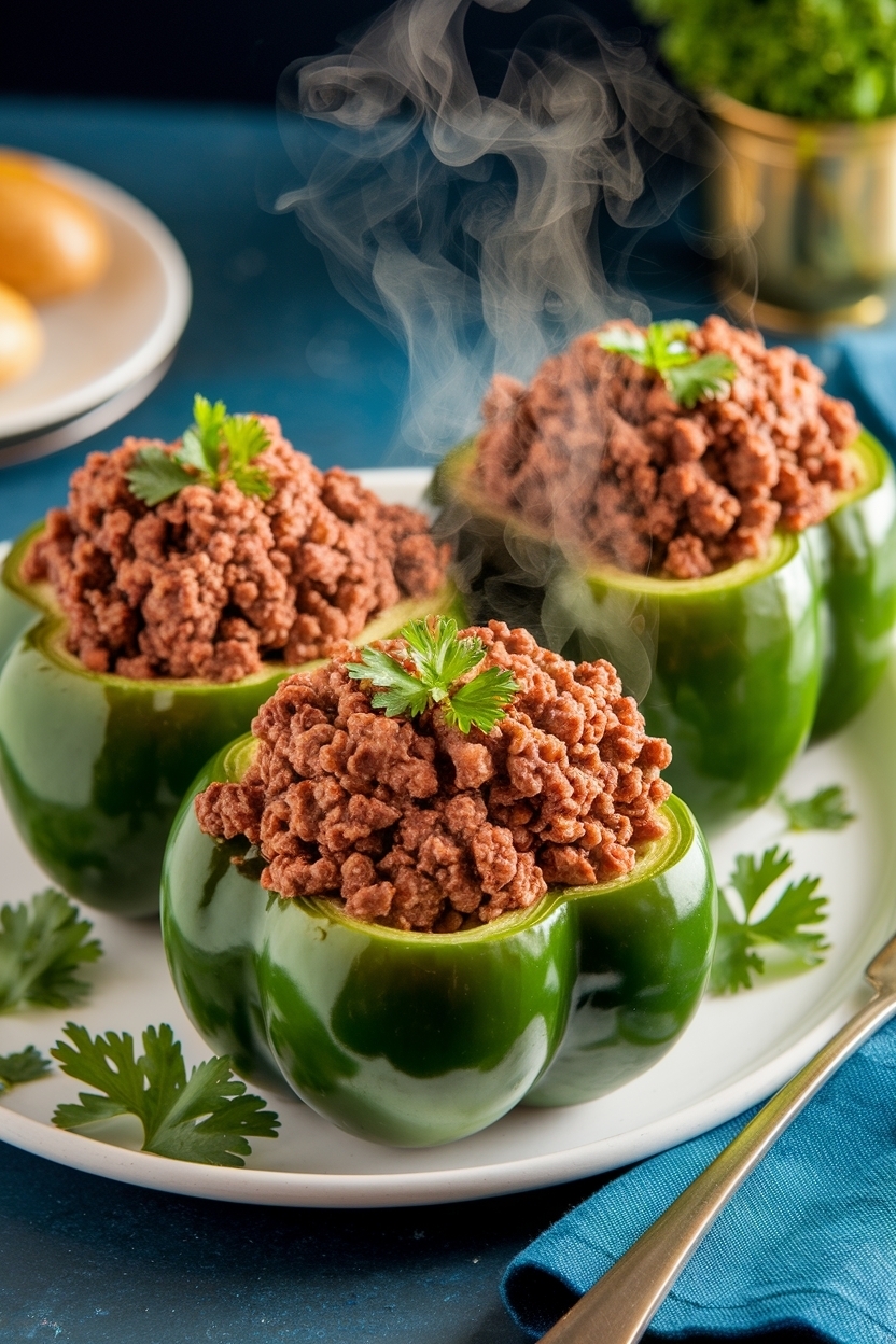stuffed bell peppers recipe ground beef