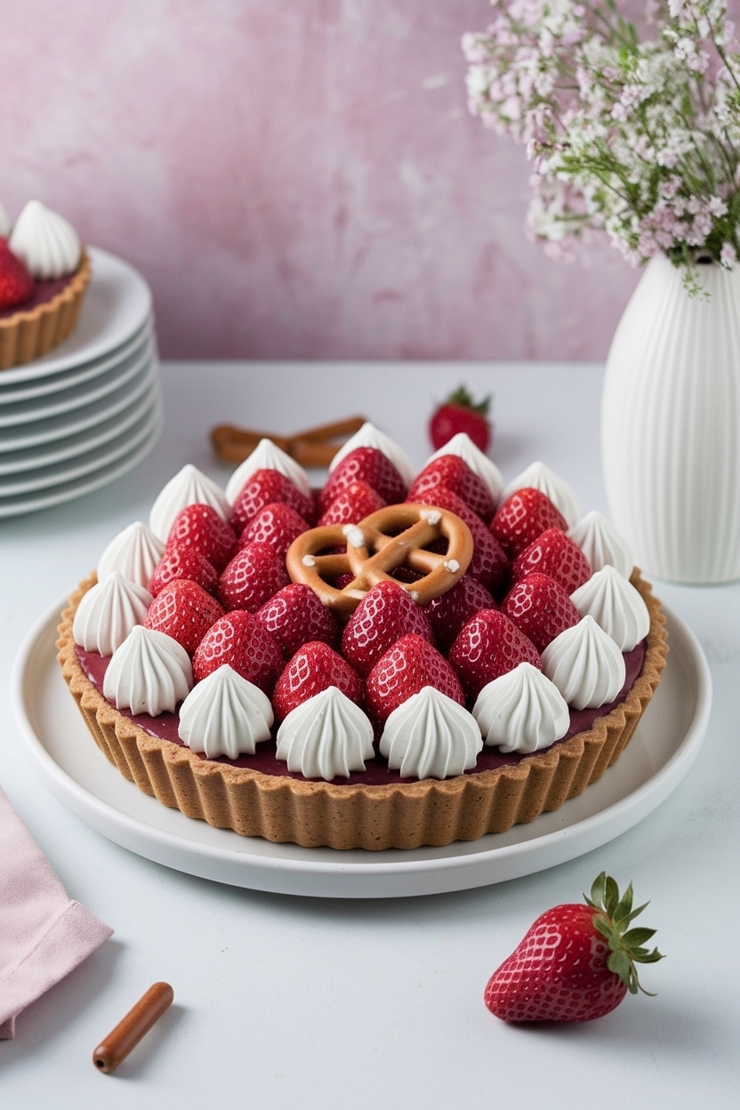 strawberry pretzel pie recipe summer