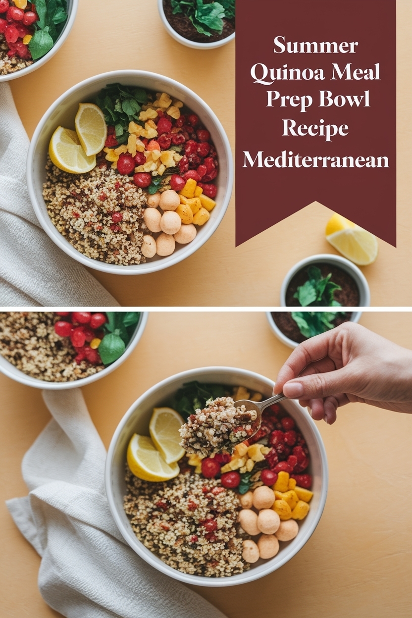 quinoa meal prep bowls recipe mediterranean