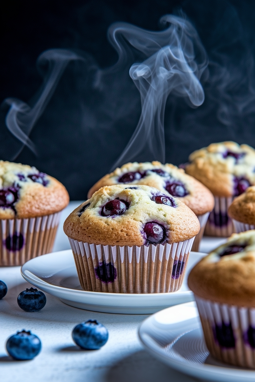 blueberry muffins recipe moist fluffy