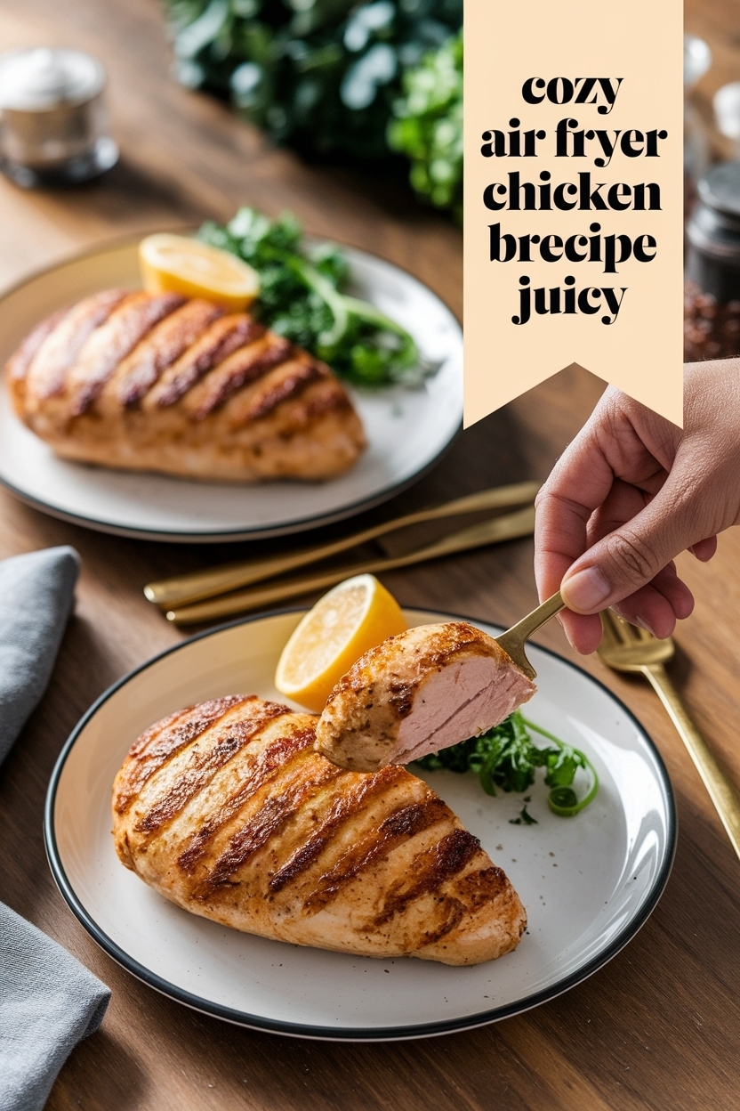air fryer chicken breast recipe juicy