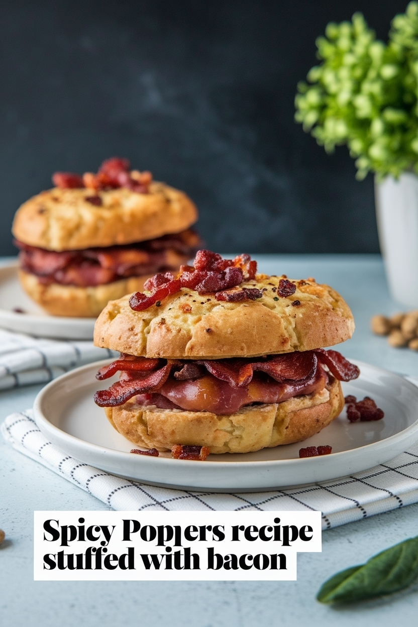 poppers recipe stuffed with bacon