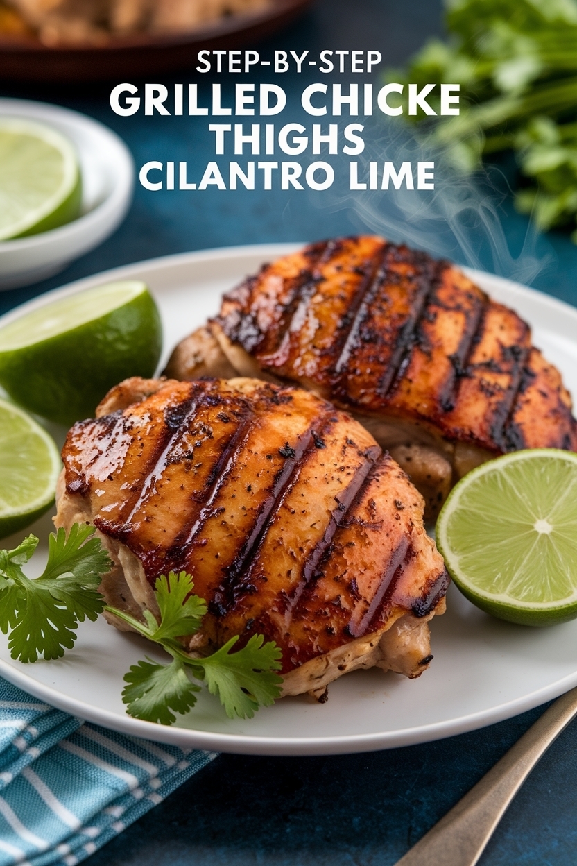 grilled chicken thighs cilantro lime
