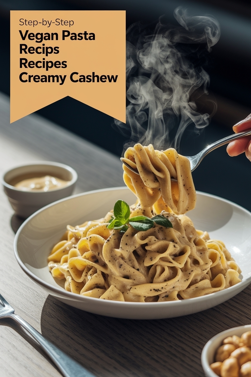 vegan pasta recipes creamy cashew - Extra Photo