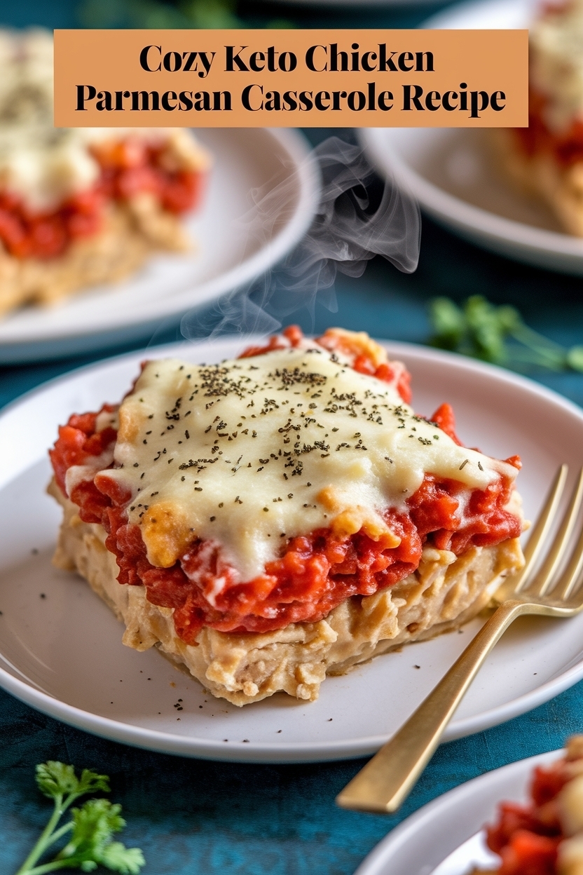 keto chicken parmesan casserole recipe